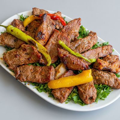 One kilo of grilled kebab