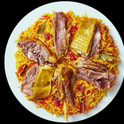 Kabsa or Biryani Meat Portion + Rice + Salads