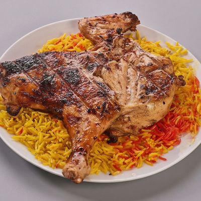 Grilled or Mandi Chicken + 2 Rice + Salads