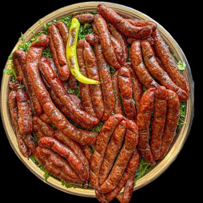 Half kilo grilled sausage.