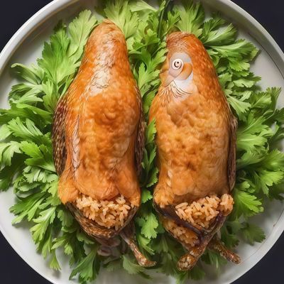Stuffed Pigeon With Rice
