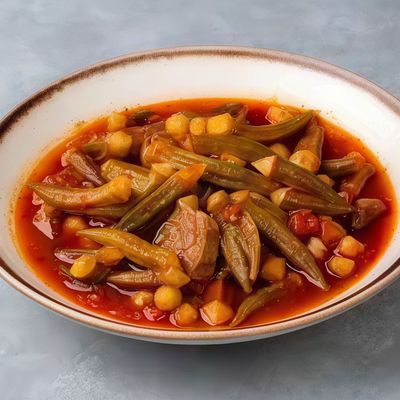 Plain Okra Vegetables