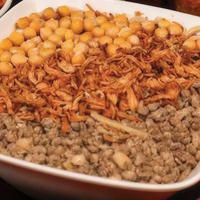 طبق كشري حكاية
