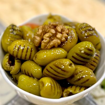 Grilled green olives 250 grams