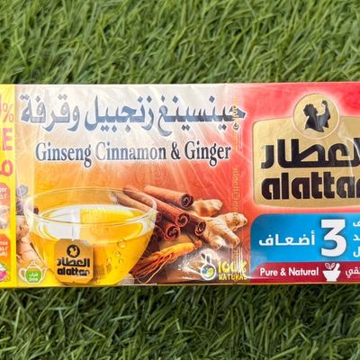 El Attar Herbs Ginseng, Ginger and Cinnamon 20 Sachets
