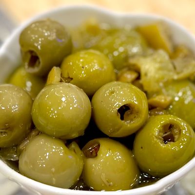 Green olives stuffed with zaatar 250g