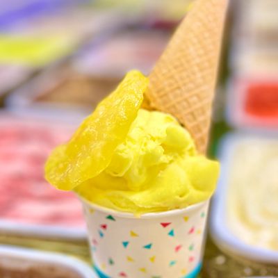 Pineapple ice cream 250g