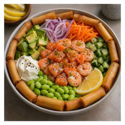 Poke Mix Salmon & Shrimp
