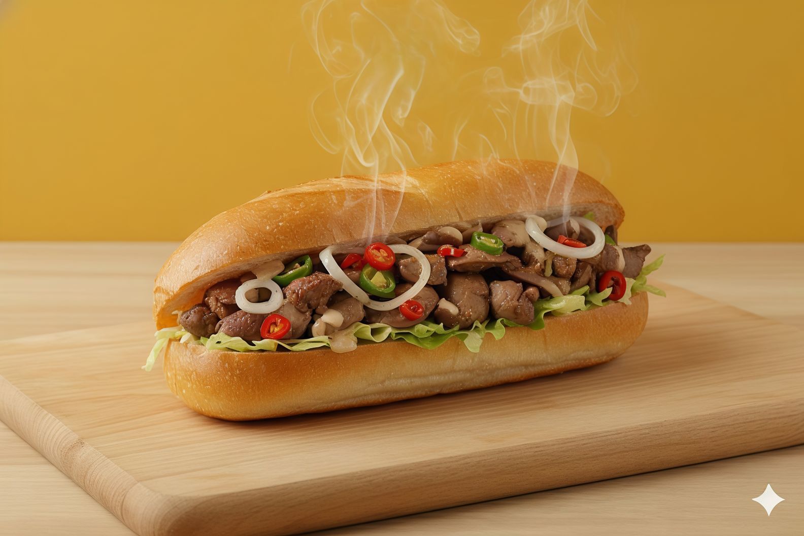 Liver Oriental Sandwich