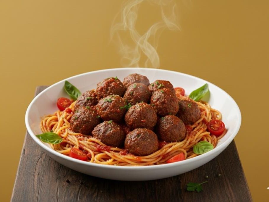 pasta meat balls