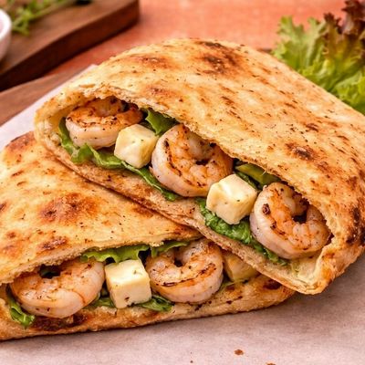 Panko Shrimp Panuozzo