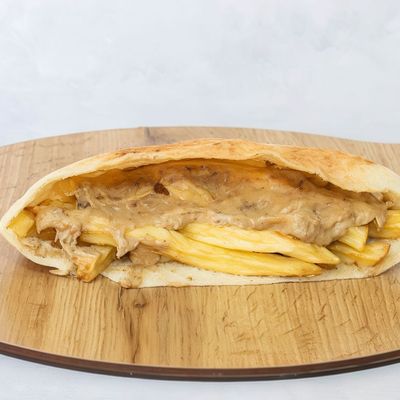 Baba Ghannoug Potatoes Sandwich