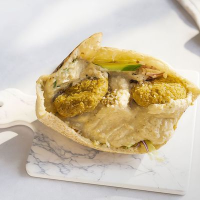 Falafel Baba Ghannoug Sandwich
