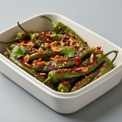 box Fried Peppers