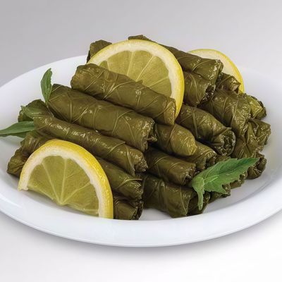 Grape Leaves Plate