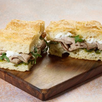 Pistachio Roast Beef Sandwich