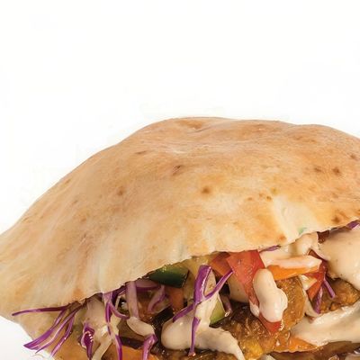 طعمية مع باذنجان