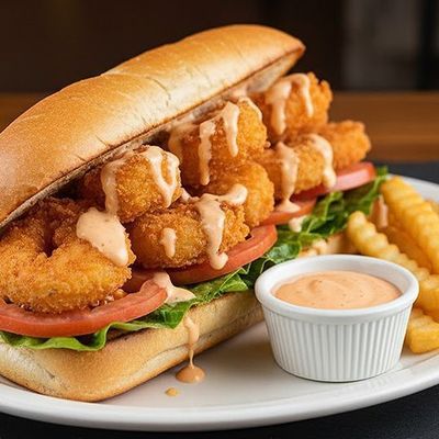 Fried Shrimp Sandwich