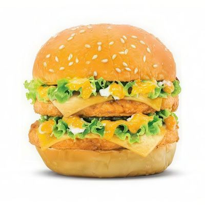 Chicken Double Cheeseburger
