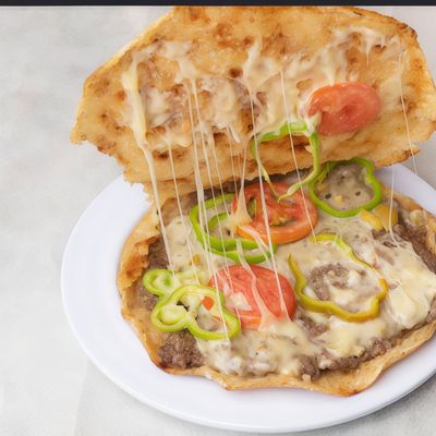 Hawawshi with Mixed Cheese