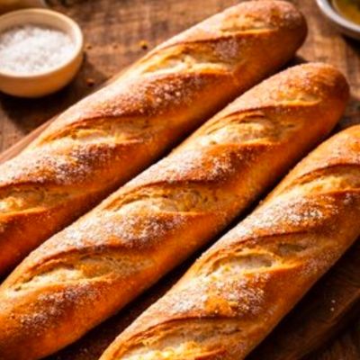Half White Baguette piece