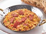 Shakshuka with Turkish sausage