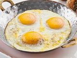 Sunny Side Up Eggs With Signature Goat Cheese