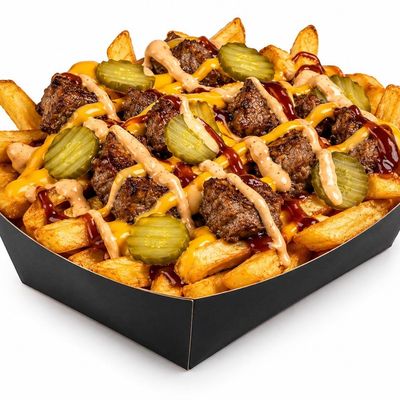 Burger and French Fries