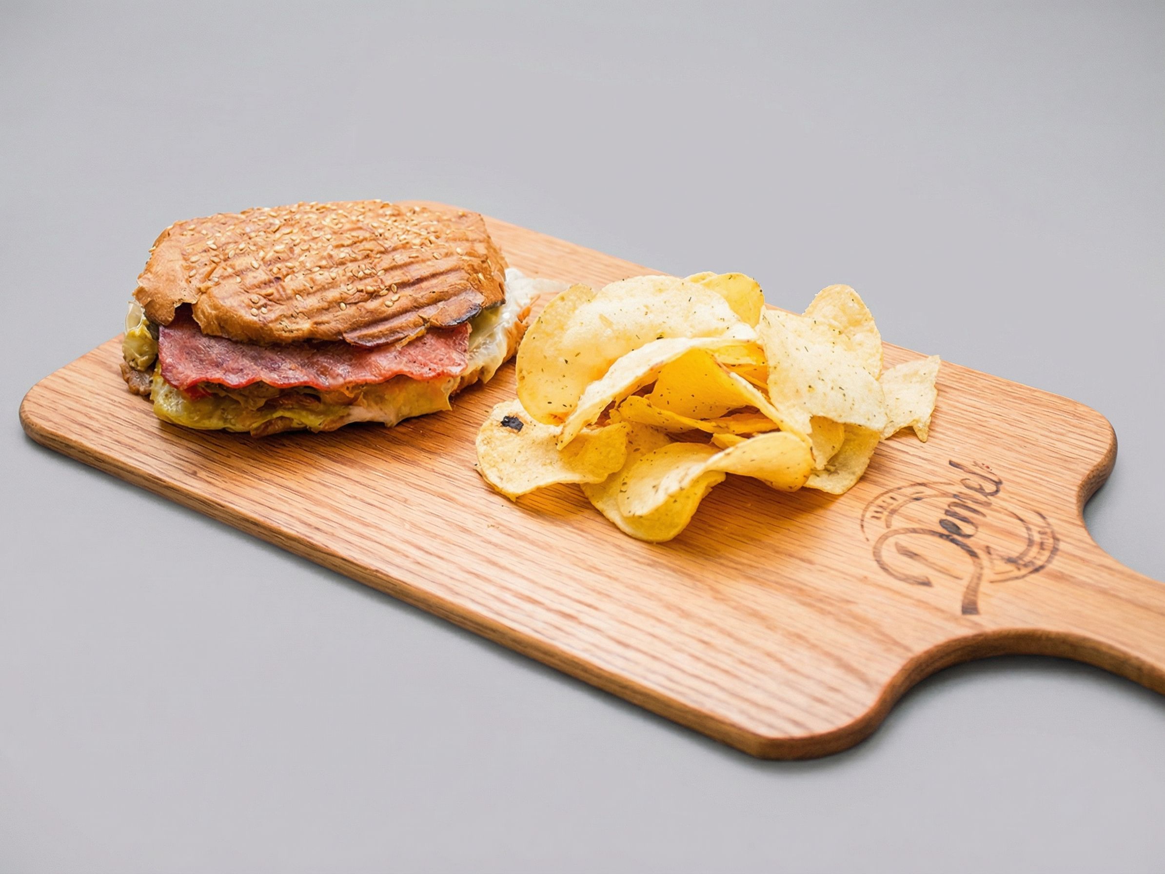 Cuban Burger Sandwich