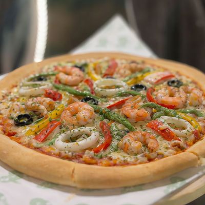 Pizza seafood
