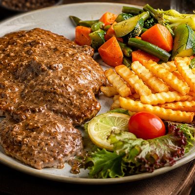 Beef Piccata with Pepper Sauce