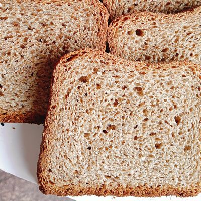 Toast With Whole Grain Flour