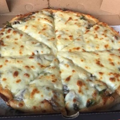 Minced meat pizza