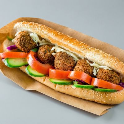 Kiri cheese falafel
