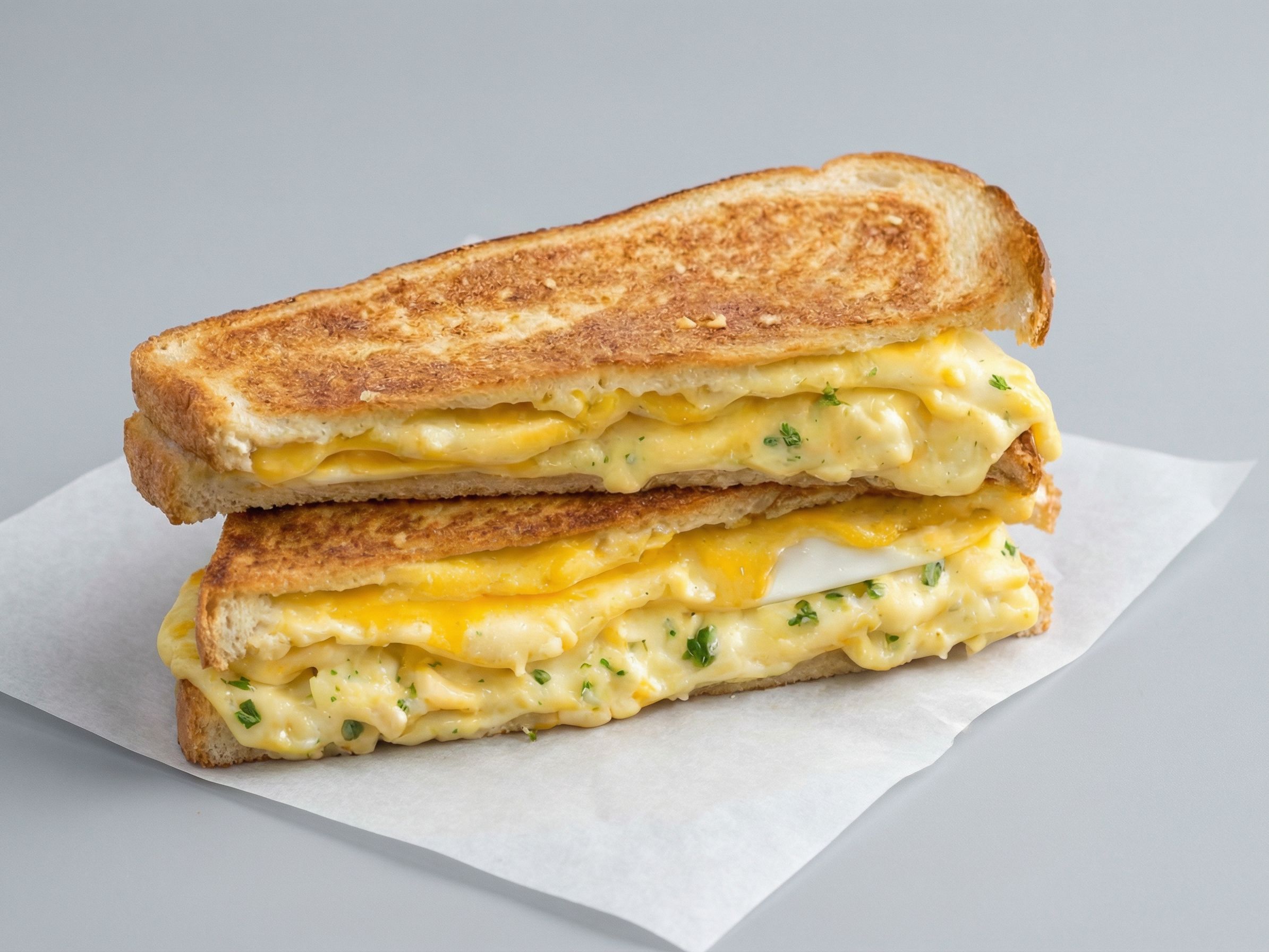 Cheddar cheese omelet