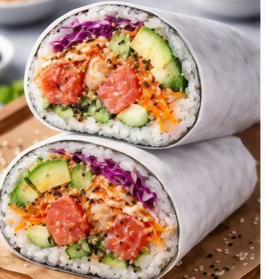 Salmon Burrito