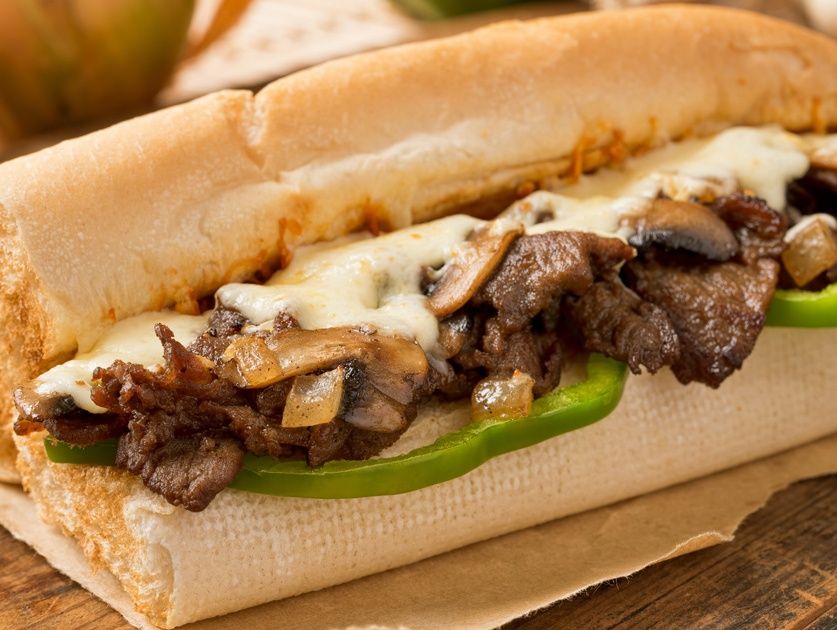 Charcoal beef sandwich.