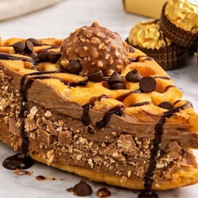 Ferrero Waffle Sandwich
