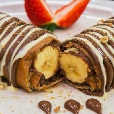 Chocolate Banana Roll