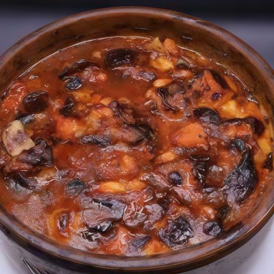 Mix vegetables with Meat