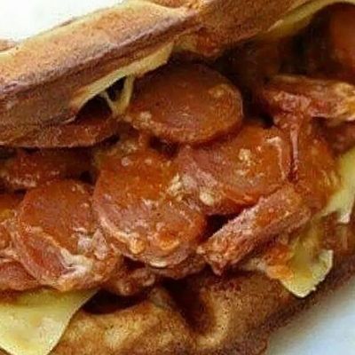 Hot Dog Waffle