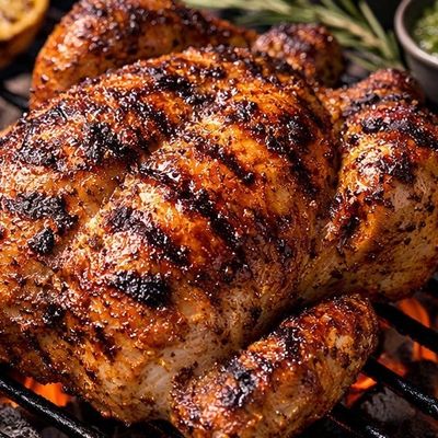 Charcoal Grilled Chicken