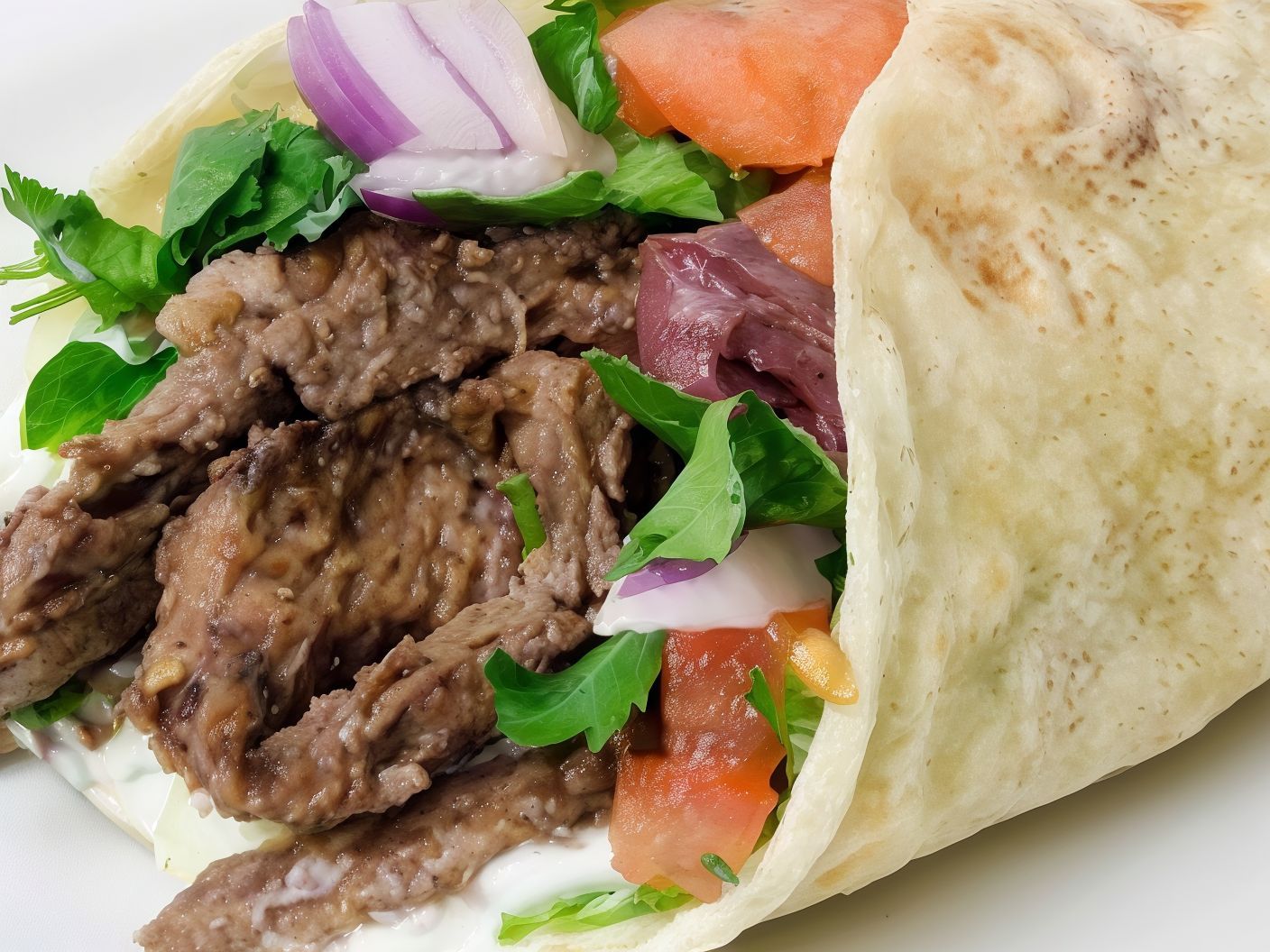 Meat Shawerma Sandwich