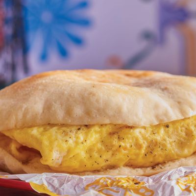 Purée Fried Eggs