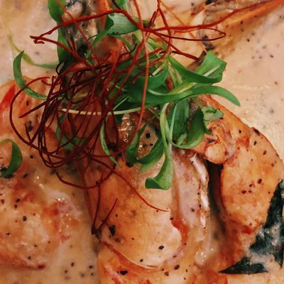 Seafood With Cream Soup