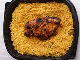 Basmati rice and chicken