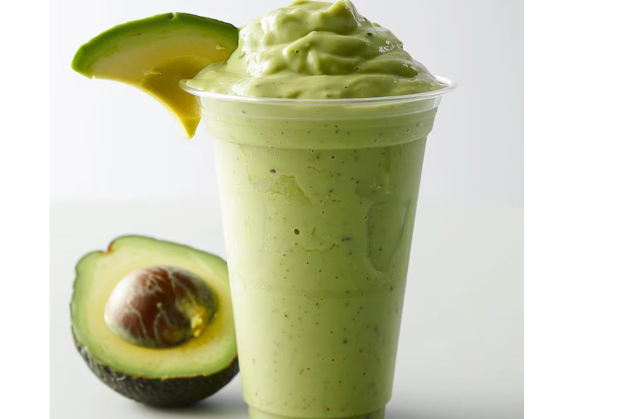 Avocado with Honey and Yogurt