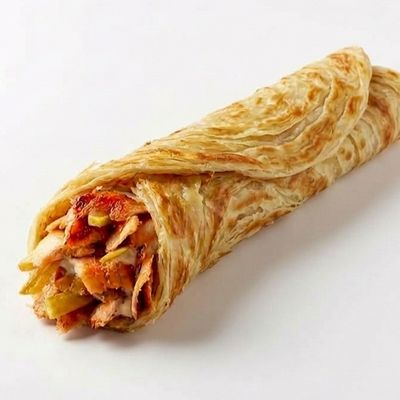 Chicken Shawarma Paratha Sandwich