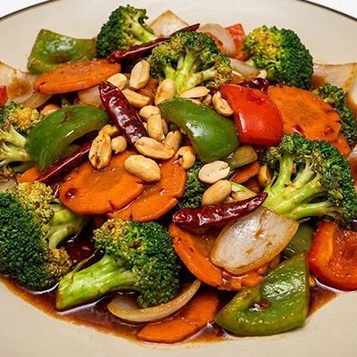 Mixed Vegetable Kung Pao