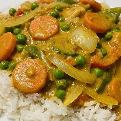 Curry Rice With Vegetables